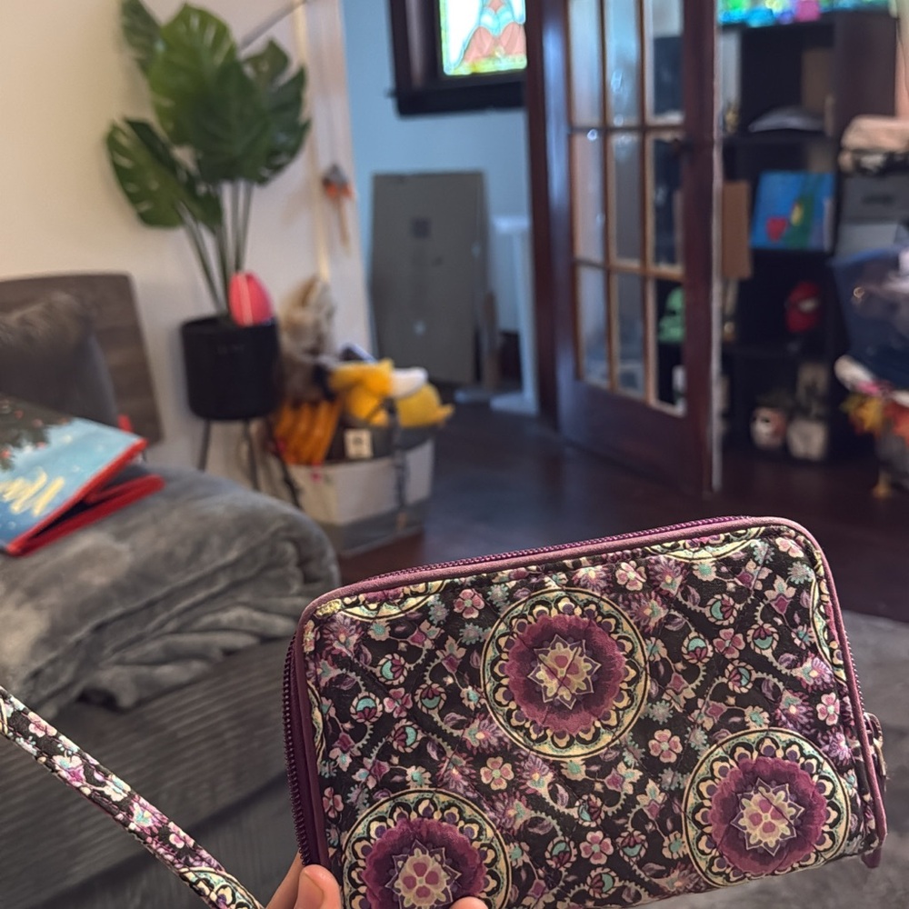 Vera Bradley Floral Medallion Wristlet